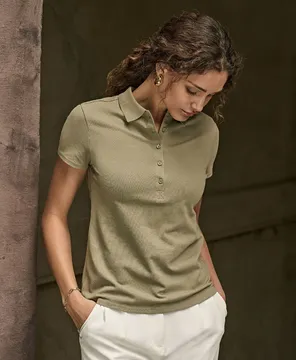 Ladiess Luxury Stretch Polo